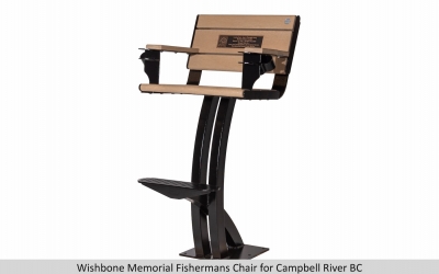 Wishbone Memorial Fishermans Chair for Campbell River BC